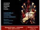 Affiche concert Ensemble Choral Chalon-sur-Saône