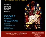 Affiche concert Ensemble Choral Chalon-sur-Saône